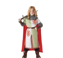 Costume da cavaliere medievale da leone per bambini