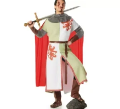 Costume da cavaliere medievale da leone per uomo