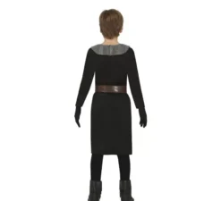 Costume da Cavaliere Medievale Nero per bambino