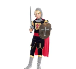 Costume da cavaliere nero da leone per bambino