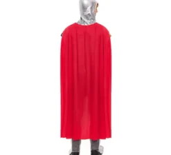 Costume da cavaliere nero da leone per uomo