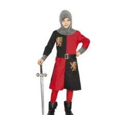 Costume da cavaliere oscuro medievale per bambino