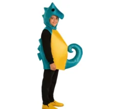 Costume da cavalluccio marino blu per bambini