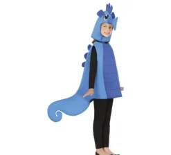 Costume da cavalluccio marino blu per bambino
