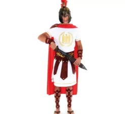 Costume da centurione romano da uomo con stemma