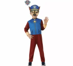 Costume da Chase di Paw Patrol con maschera per bambini