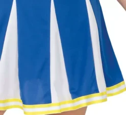 Costume da cheerleader blu per uomo