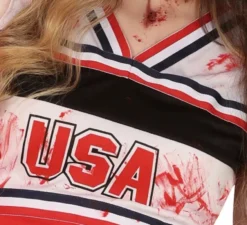 Costume da cheerleader cheerleader zombie