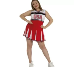 Costume da cheerleader o cheerleader per una donna adulta