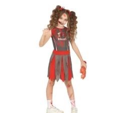 Costume da cheerleader zombie per bambina