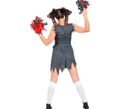 Costume da cheerleader zombie per donna