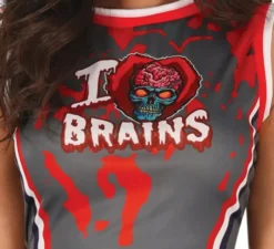 Costume da cheerleader zombie per donna