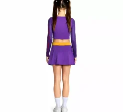 Costume da cheerleader zombie sanguinante per donna