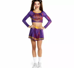 Costume da cheerleader zombie sanguinante per donna