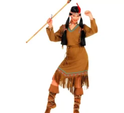 Costume da Cheyenne indiano con vestito per donna