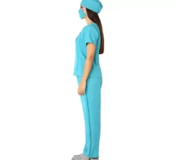 Costume da chirurgo verde per donna