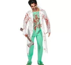 Costume da chirurgo zombie per adulti