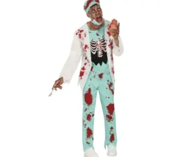 Costume da chirurgo zombie per uomo