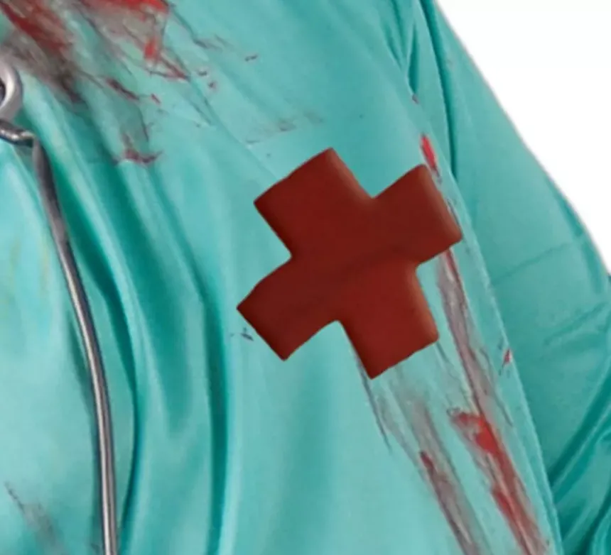 Costume da Chirurgo zombi per uomo