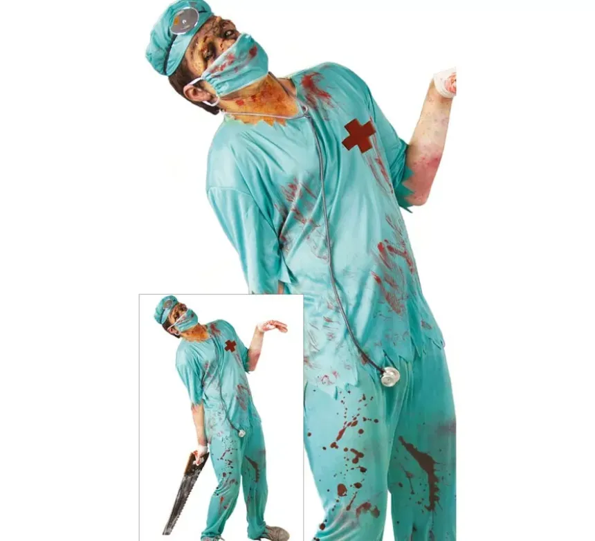 Costume da Chirurgo zombi per uomo