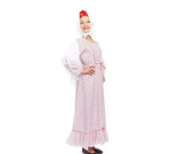 Costume da Chulapa bianco con pois rossi per bambina