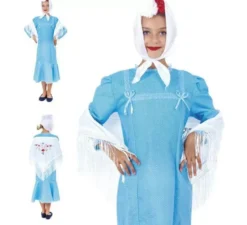 Costume da Chulapa blu per bambine