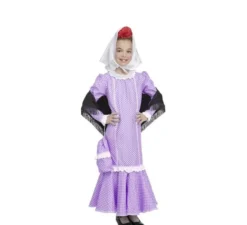 Costume da Chulapa lilla per bambina e neonato