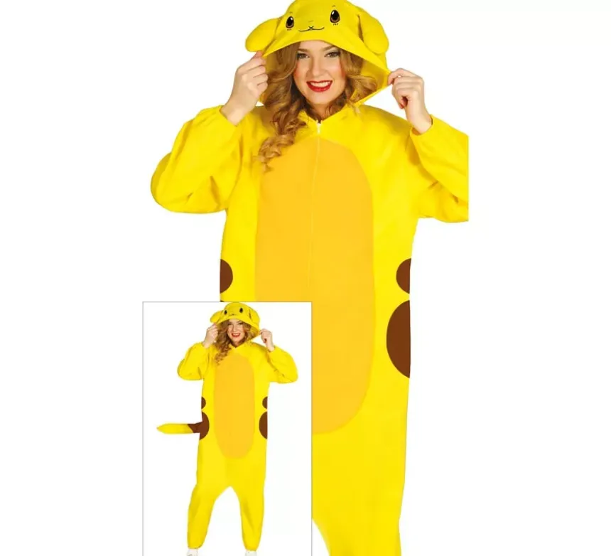 Costume da cincillà elettrico per adulti