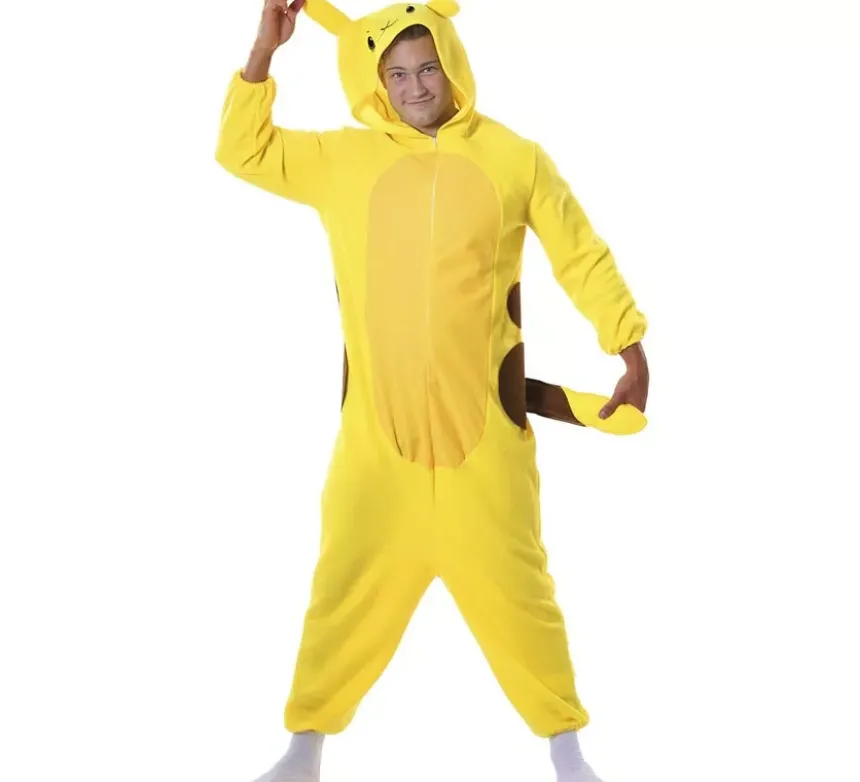 Costume da cincillà elettrico per adulti