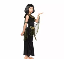 Costume da Cleopatra nera per bambine