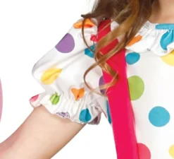 Costume da Clown arcobaleno per bambine
