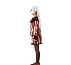 Costume da Clown a righe per bambina