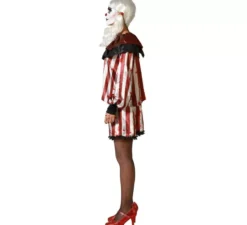 Costume da Clown a righe per donna