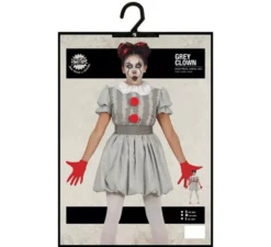 Costume da clown bianco demoniaco per donna