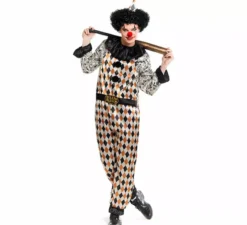 Costume da clown circense horror da uomo