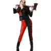 Costume da Clown Conflittivo nero e rosso per donna
