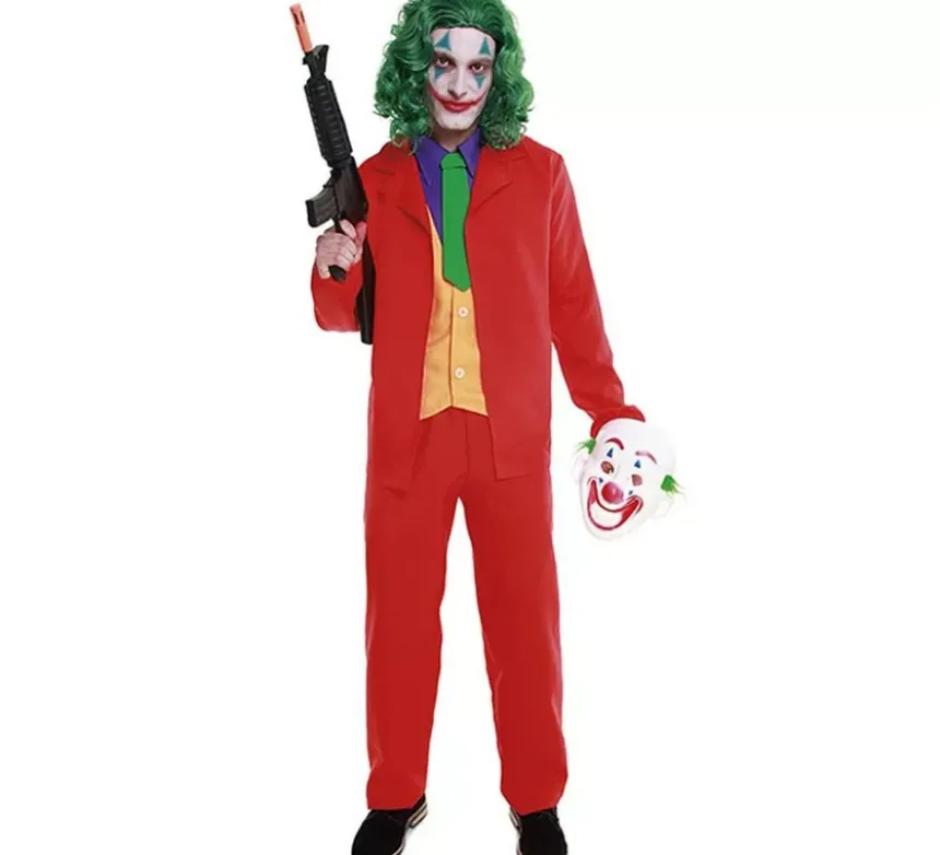 Costume da clown conflittuale per uomo