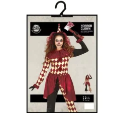 Costume da Clown dell'orrore scozzese da donna