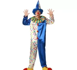 Costume da clown festivo per adulto