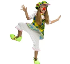 Costume da Clown Hoop per bambina in varie taglie