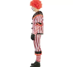 Costume da Clown insanguinato rosso per uomo