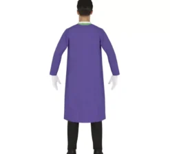 Costume da clown joker per un uomo