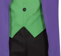 Costume da clown joker per un uomo