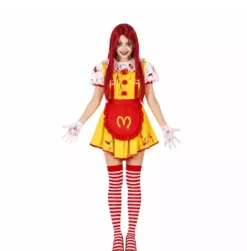 Costume da Clown Killer Burger da donna