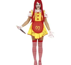 Costume da Clown Killer Burger da donna