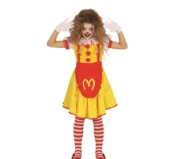 Costume da Clown Killer Burger per bambina