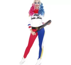 Costume da clown lungo conflittuale per donna