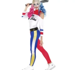 Costume da clown lungo conflittuale per donna