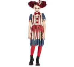 Costume da clown macabro vintage per ragazza