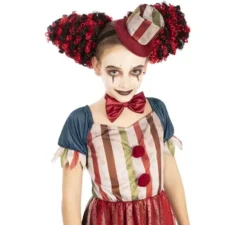 Costume da clown macabro vintage per ragazza